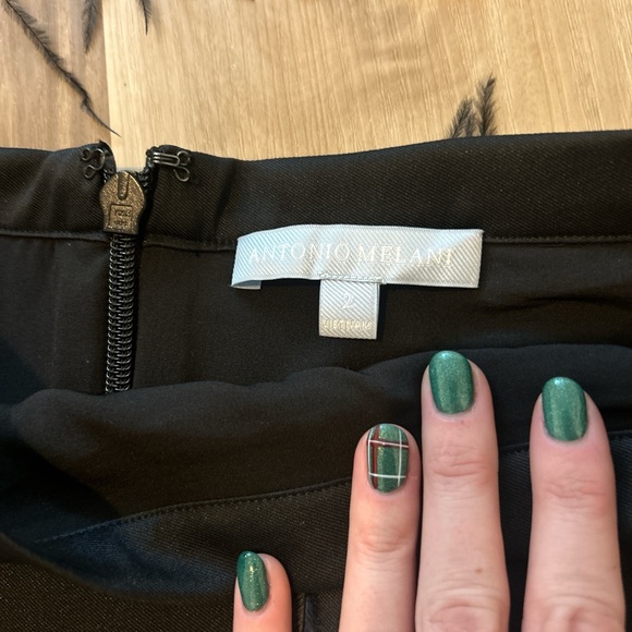 ANTONIO MELANI Black Skirt set - Picture 4 of 7